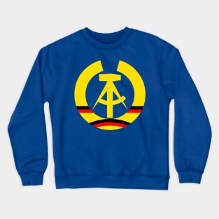 DDR coat of arms stylized Crewneck Sweatshirt